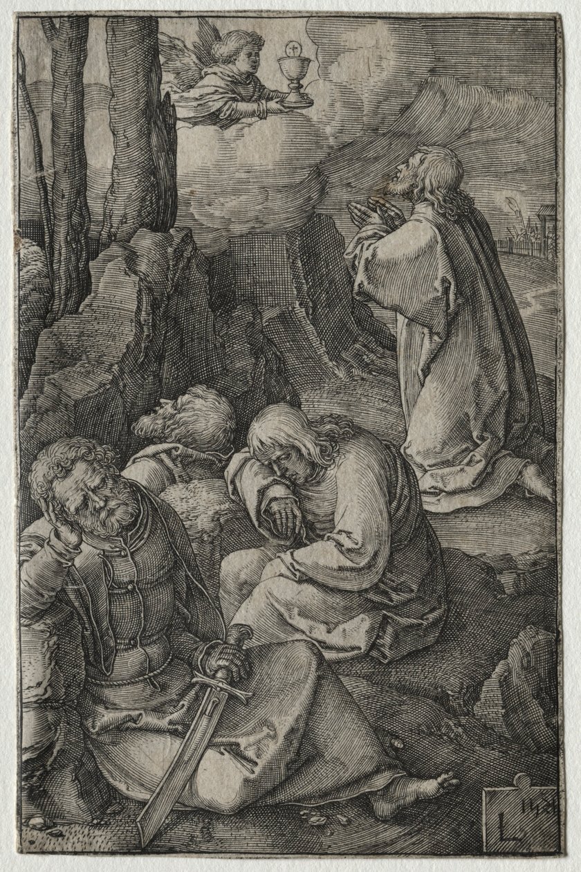 The Passion: The Agony in the Garden, 1521 by Lucas van Leyden