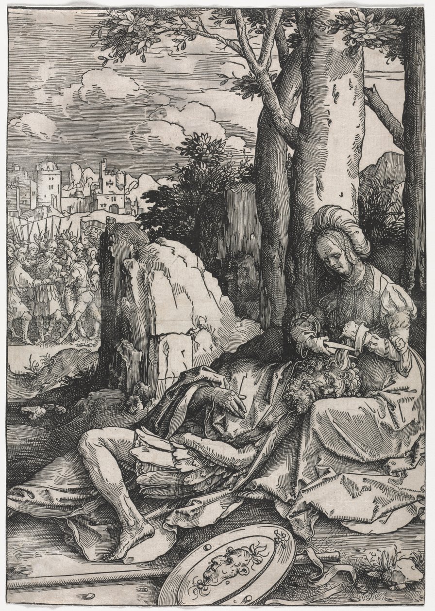 The Power of Women: Samson and Delilah by Lucas van Leyden