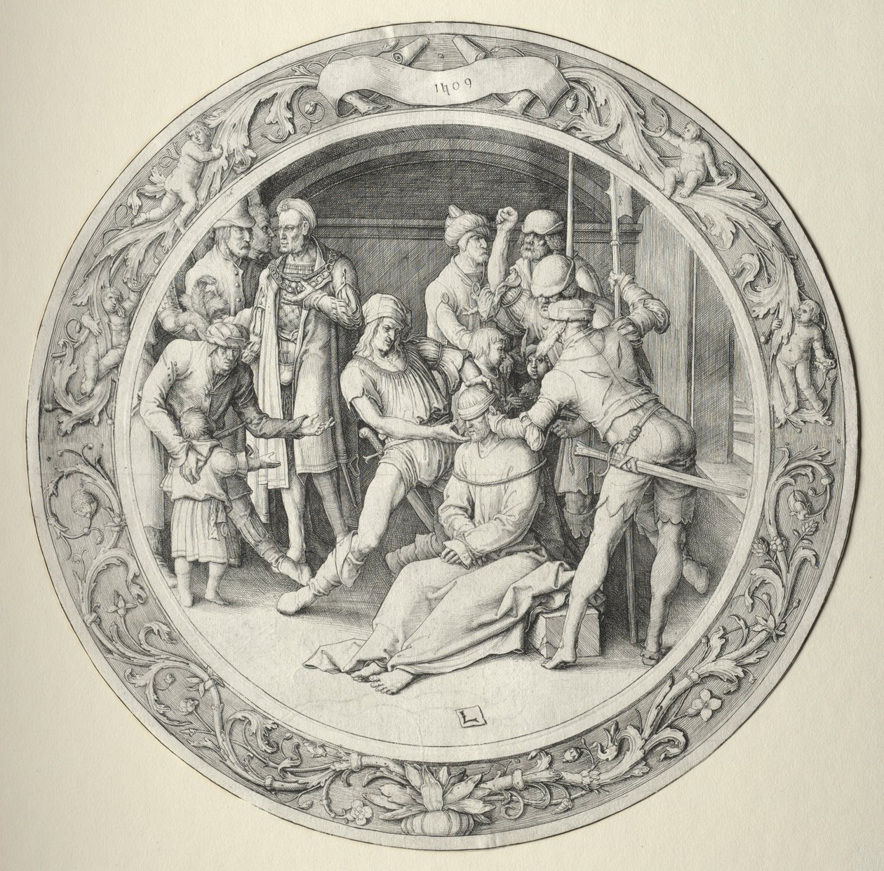 The Round Passion: Ecce Homo, 1509 by Lucas van Leyden