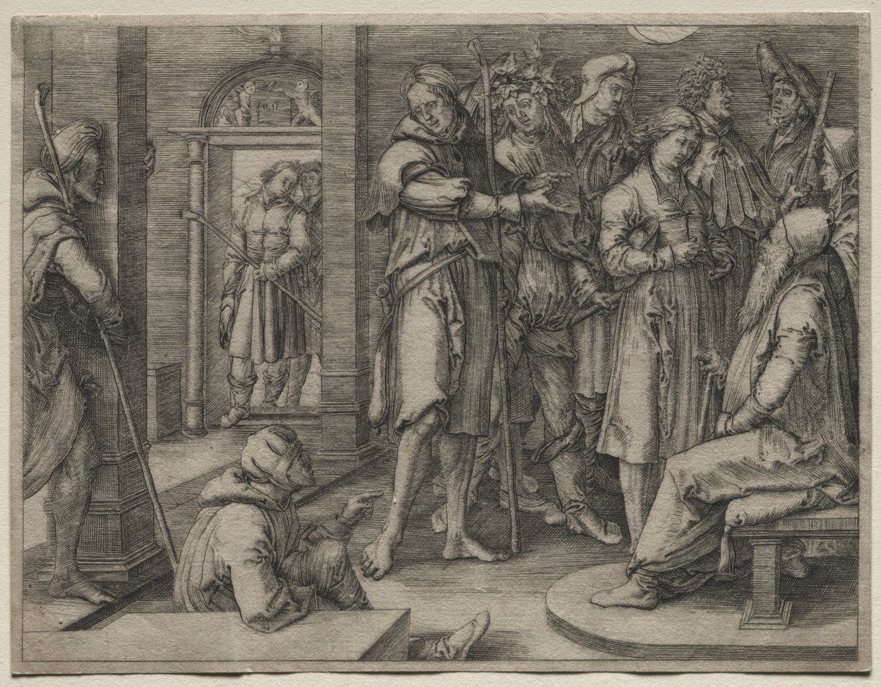 The Story of Joseph: Joseph Interprets his Dream to Jacob by Lucas van Leyden