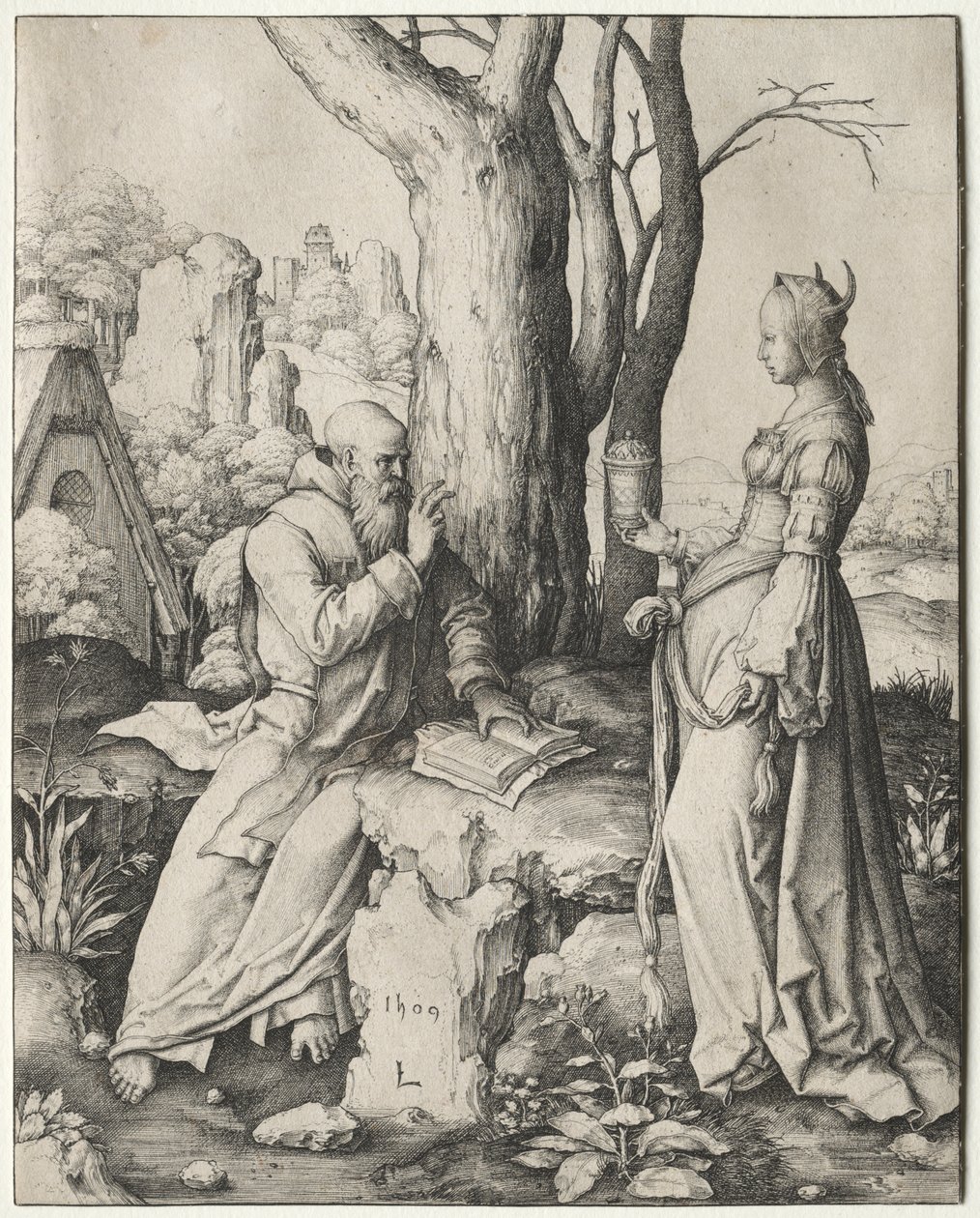 The Temptation of St. Anthony by Lucas van Leyden