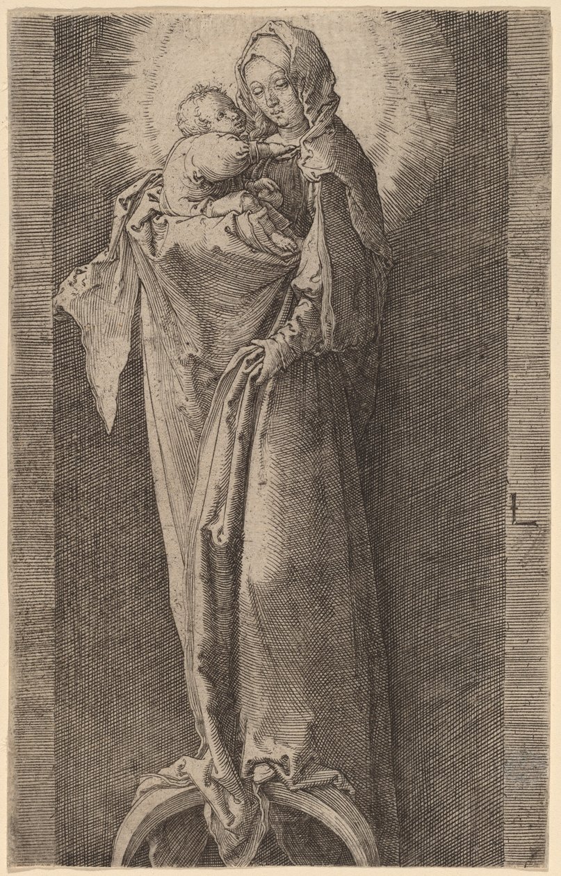 The Virgin in the Niche by Lucas van Leyden