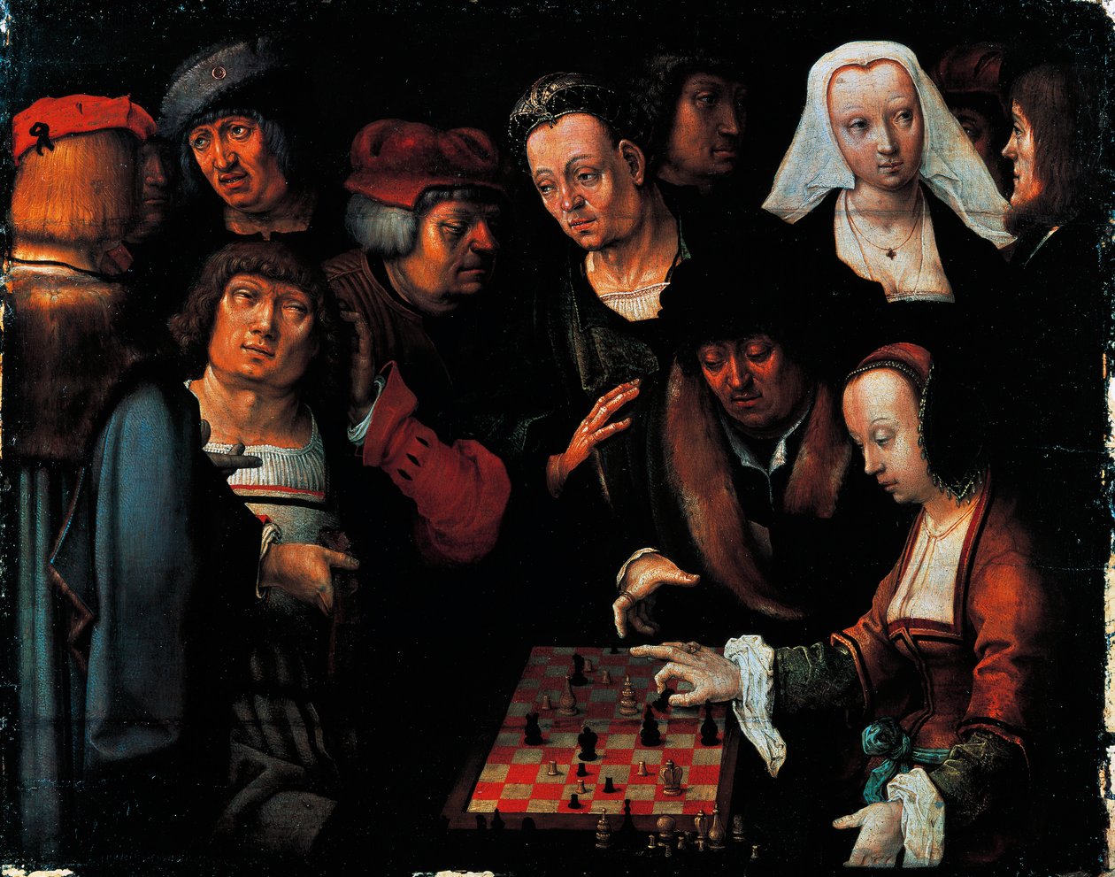 The chess players by Lucas van Leyden