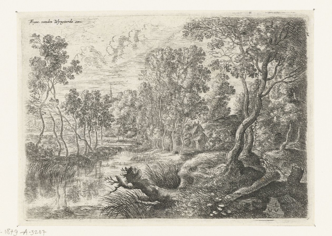 Landscape with a Stream (Six Landscapes series) by Lucas van Uden