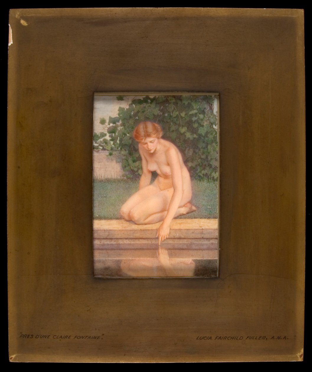 By a Clear Fountain by Lucia Fairchild Fuller