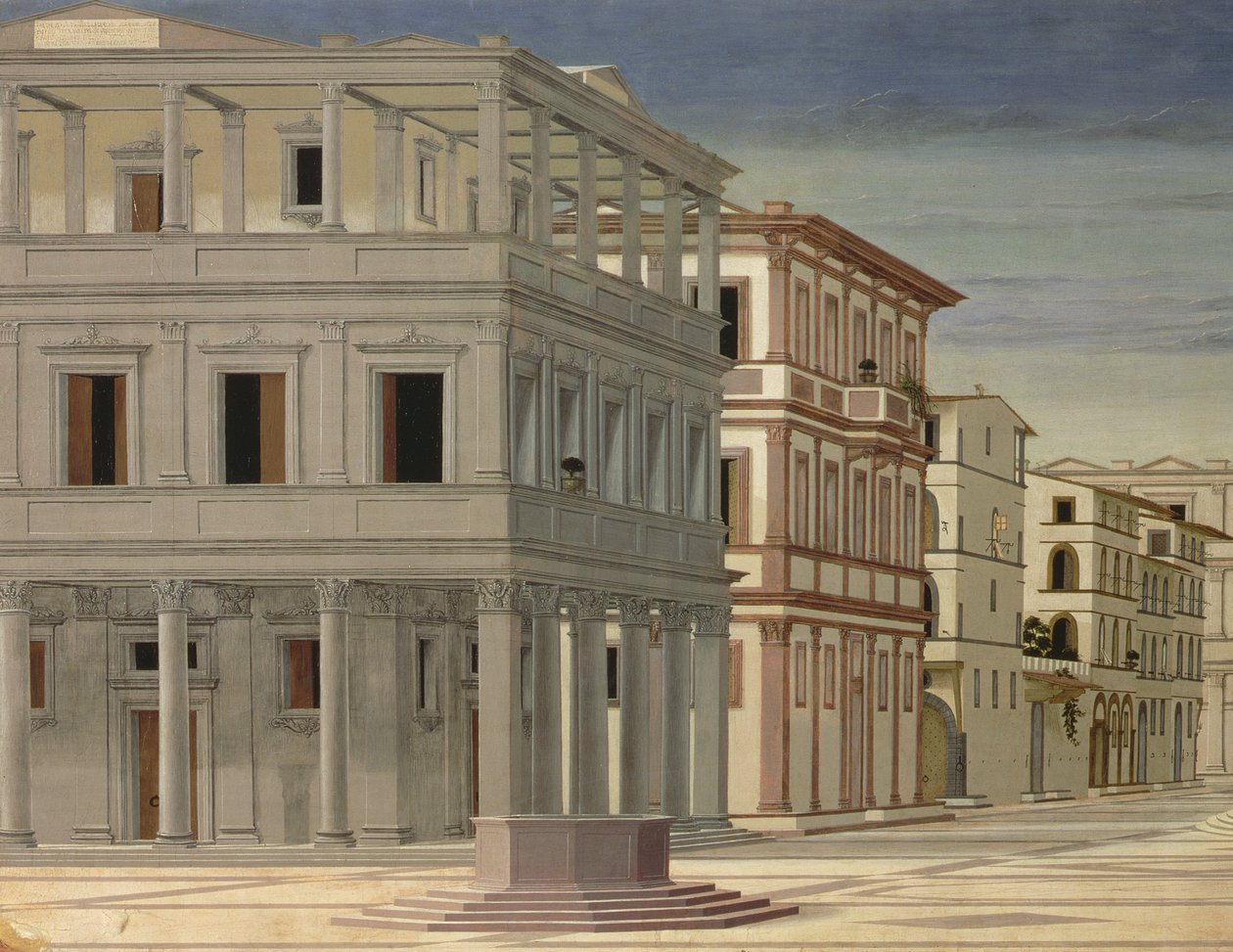 View of an Ideal City, or The City of God (detail) by Luciano Laurana