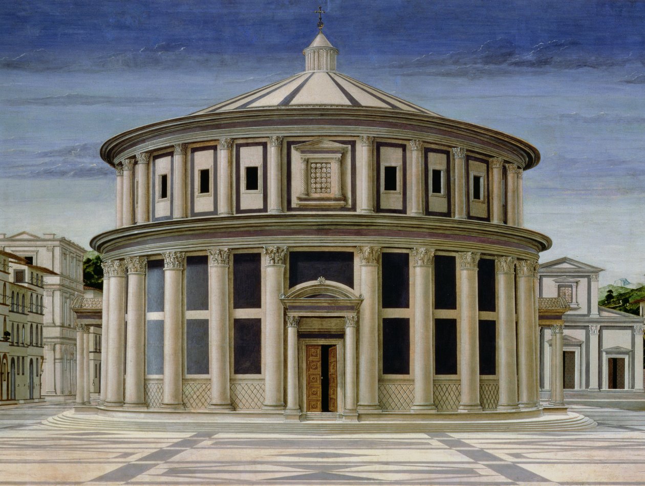 View of an Ideal City, or The City of God (detail) by Luciano Laurana