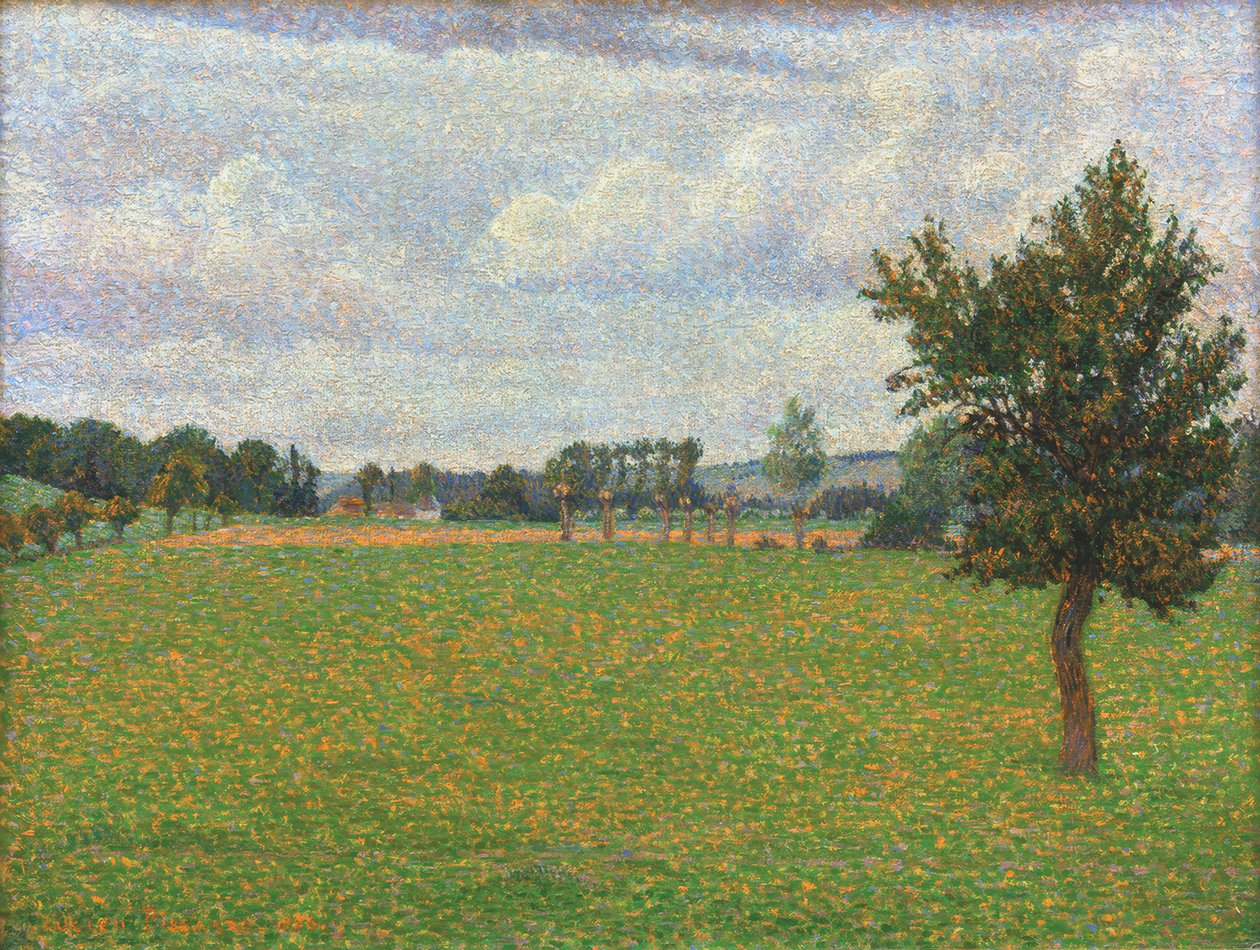 The Meadow of Tierceville by Lucien Pissarro