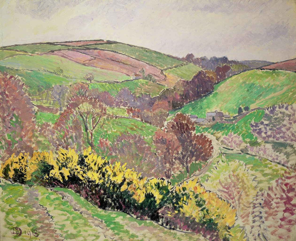 The Valley, Blackpool, 1913 by Lucien Pissarro