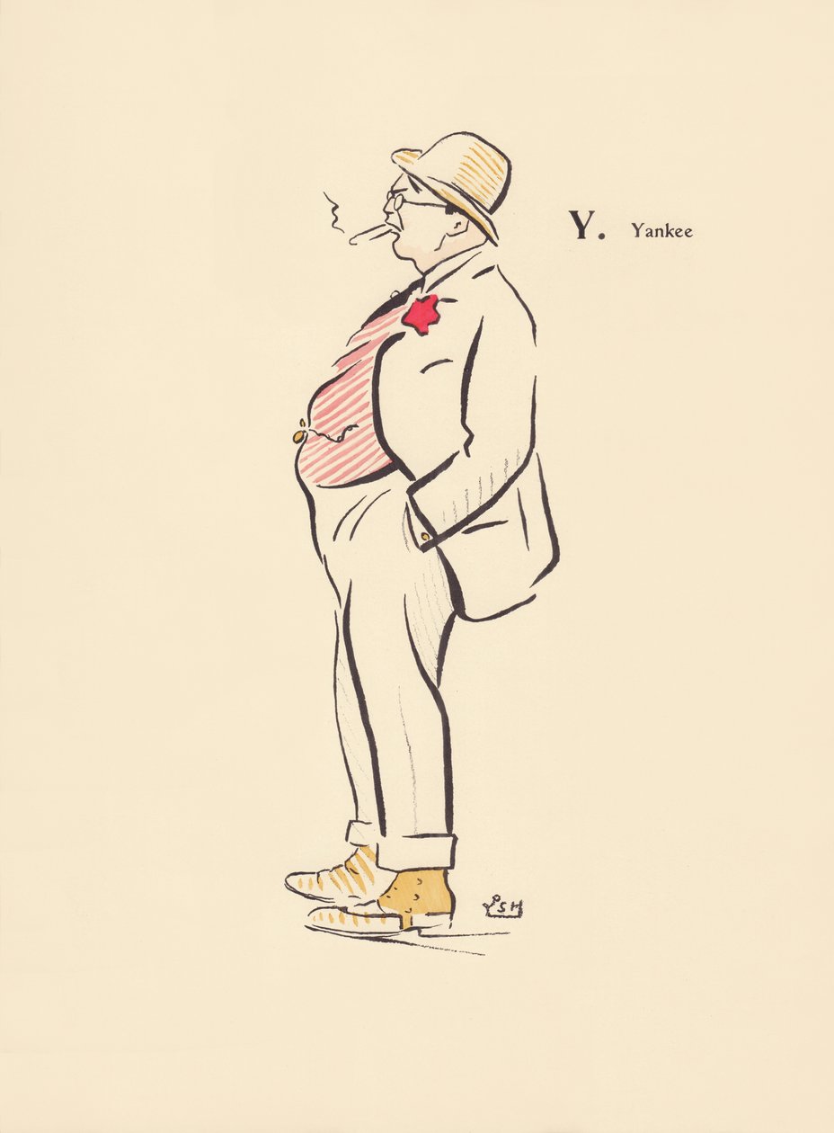 Y. Yankee by Lucien L. (active 1904) Henreaux