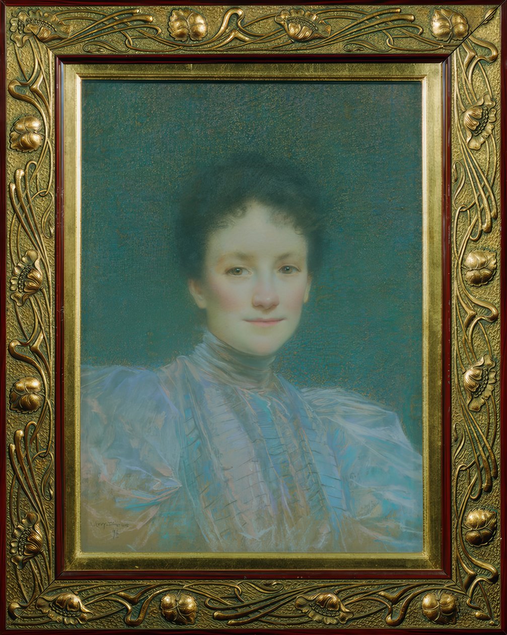 Portrait of a Woman by Lucien Levy Dhurmer