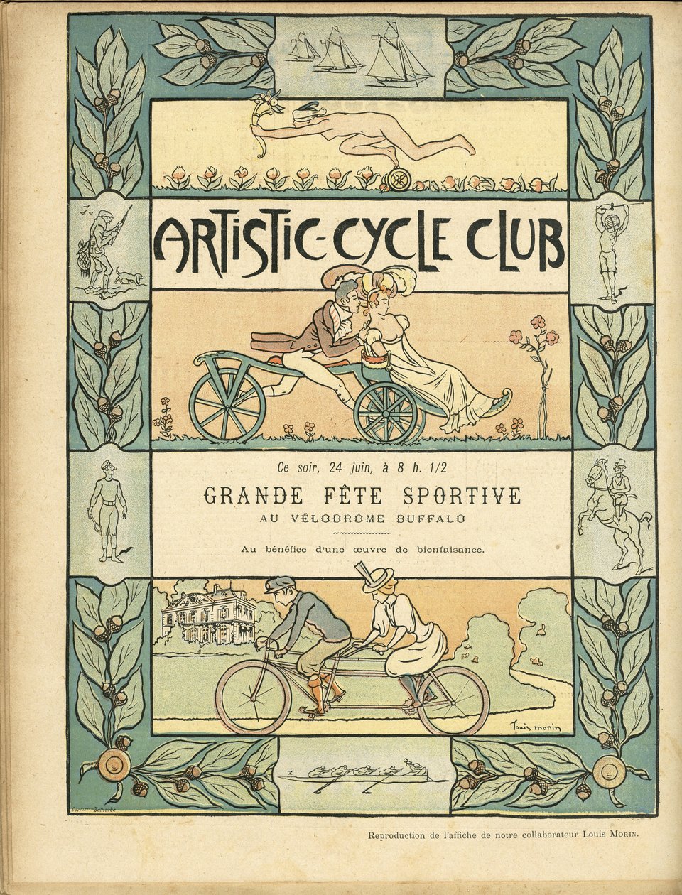 Illustration in Le Rire by Lucien Metivet