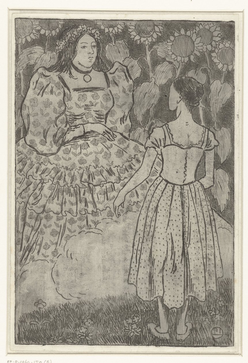 Fairy Appears to Cinderella by Lucien Pissarro