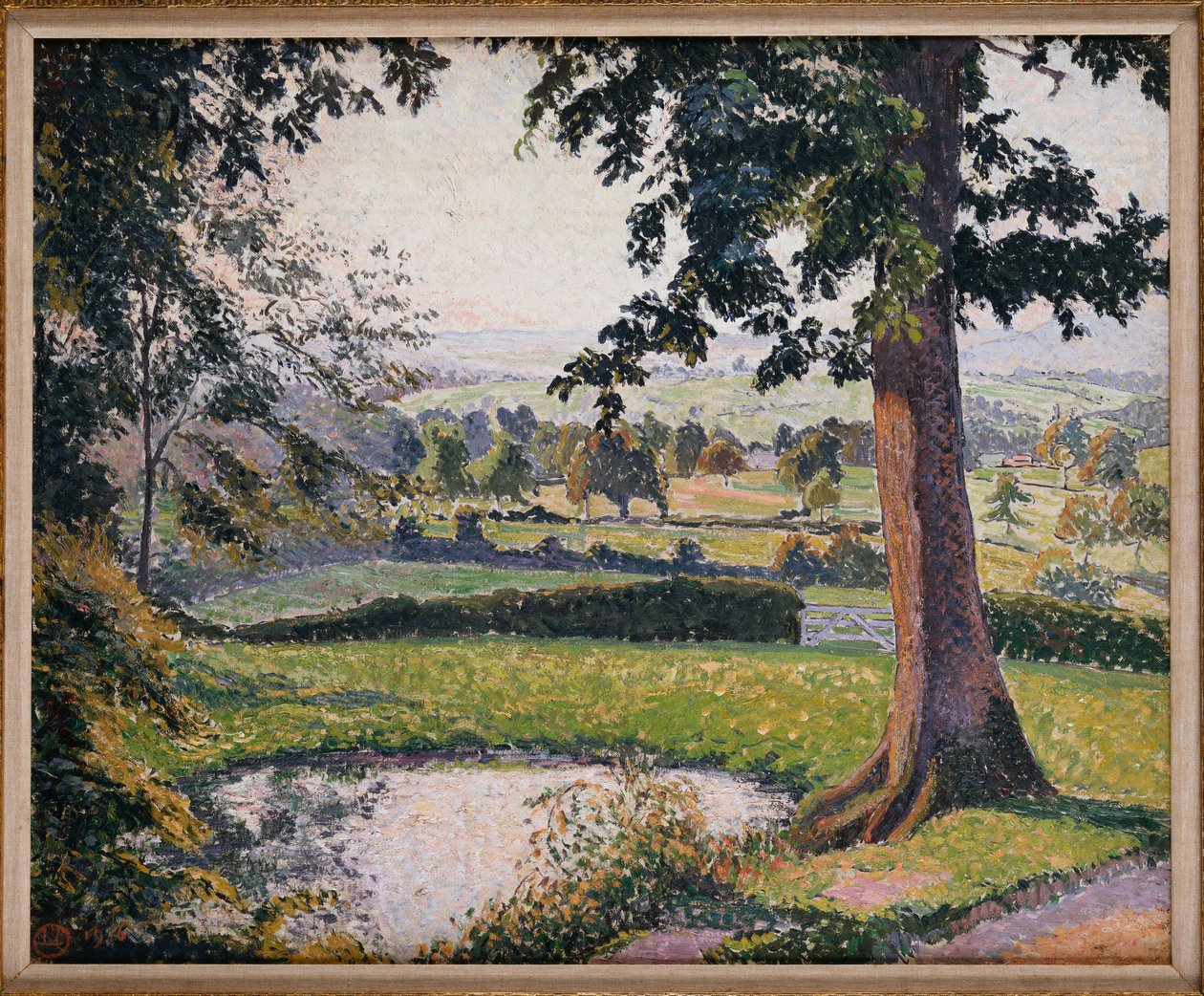 Gunville Pond, Sedgeville by Lucien Pissarro