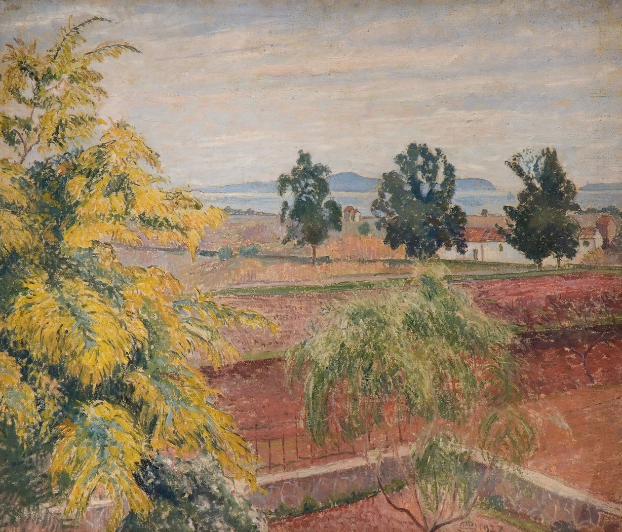Mimosa Lavendou, 1923 by Lucien Pissarro