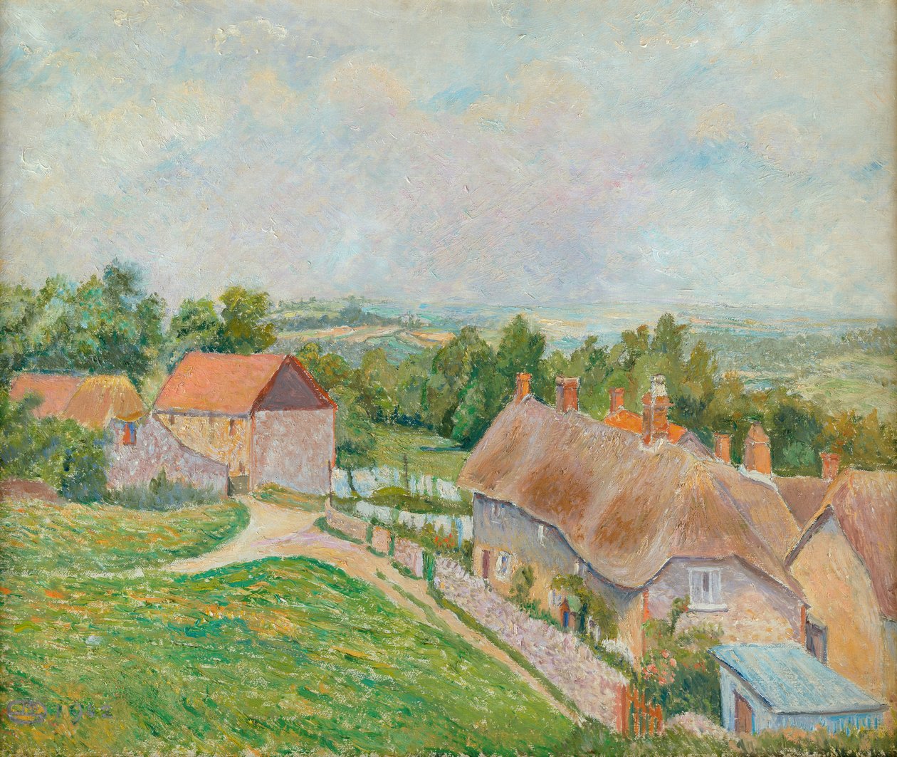 Phippens Cottage, Hewood Green by Lucien Pissarro