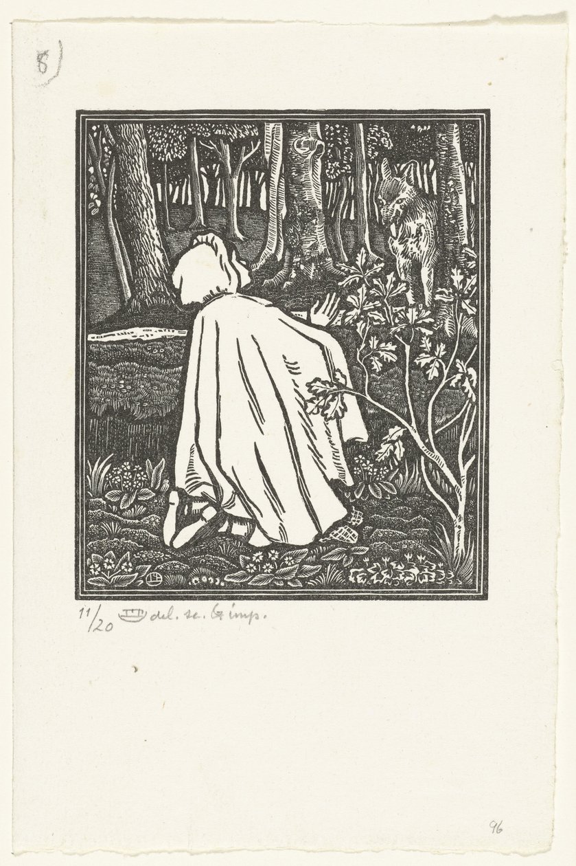 Little Red Riding Hood by Lucien Pissarro