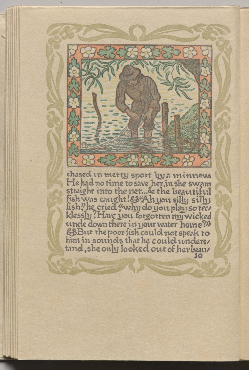 The Queen of the Fishes: Plate 10 by Lucien Pissarro