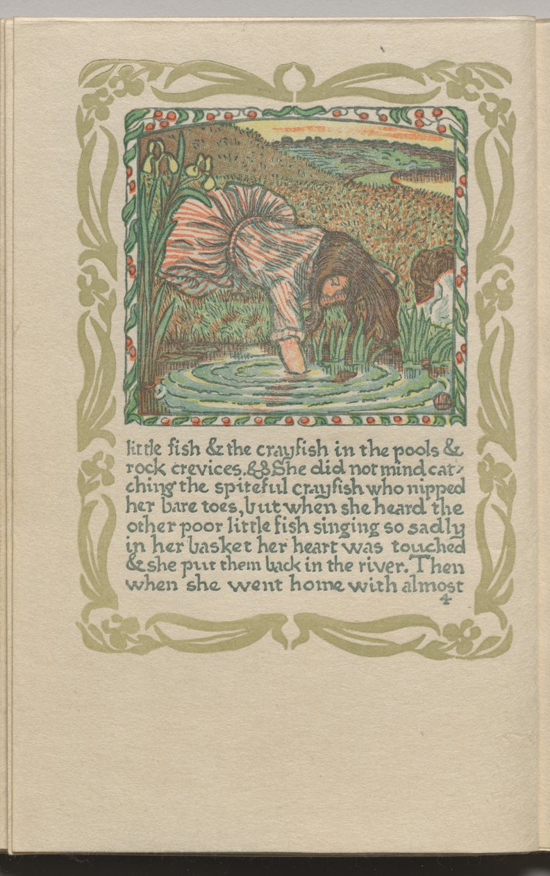The Queen of the Fishes: Plate 4 by Lucien Pissarro