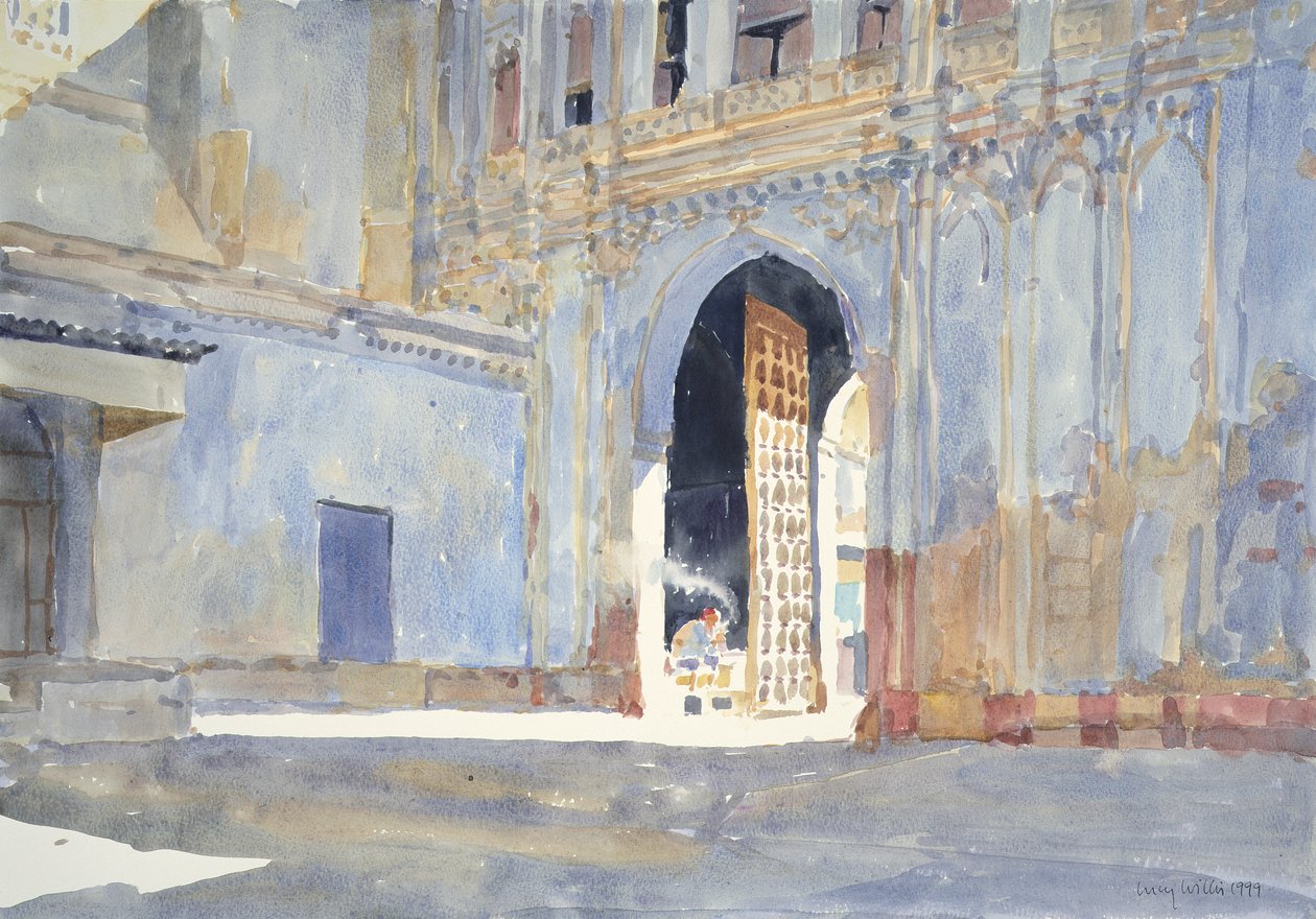 Palace Gate, Gujarat by Lucy Willis