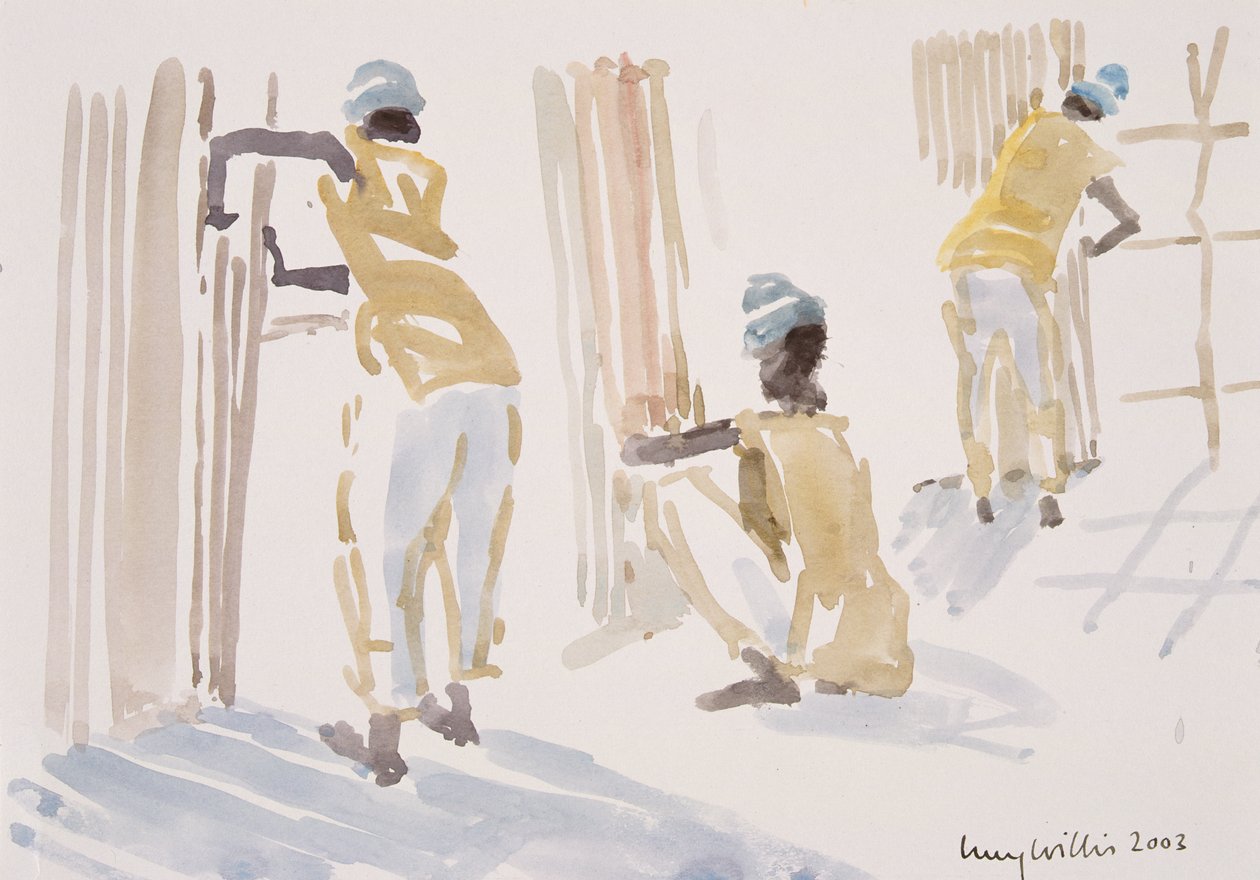 The Bamboo Fence, Senegal by Lucy Willis