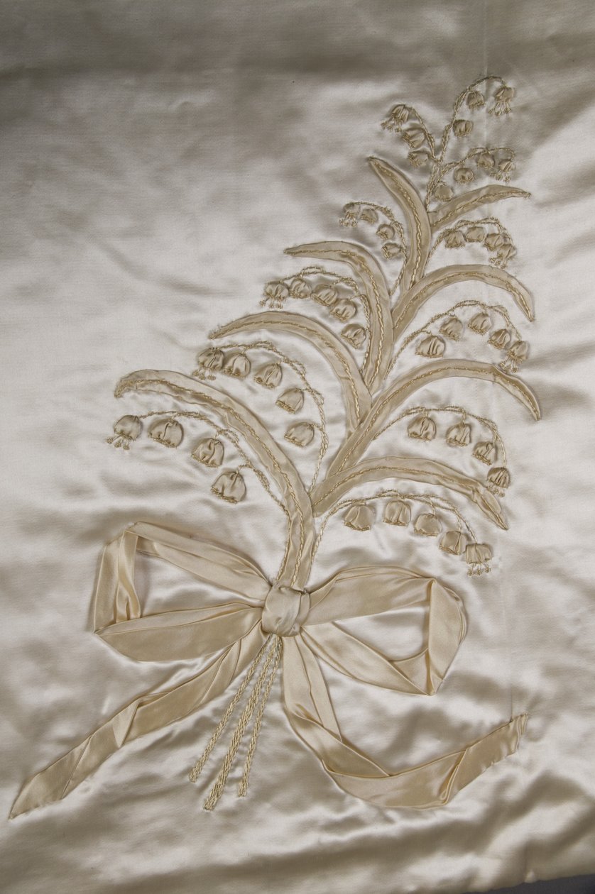 Wedding dress (detail) by Lucy Christiana Lady Duff Gordon