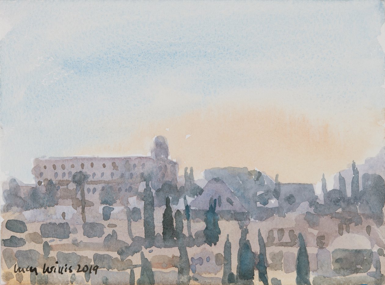 The King David Hotel, Sunset, Jerusalem by Lucy Willis