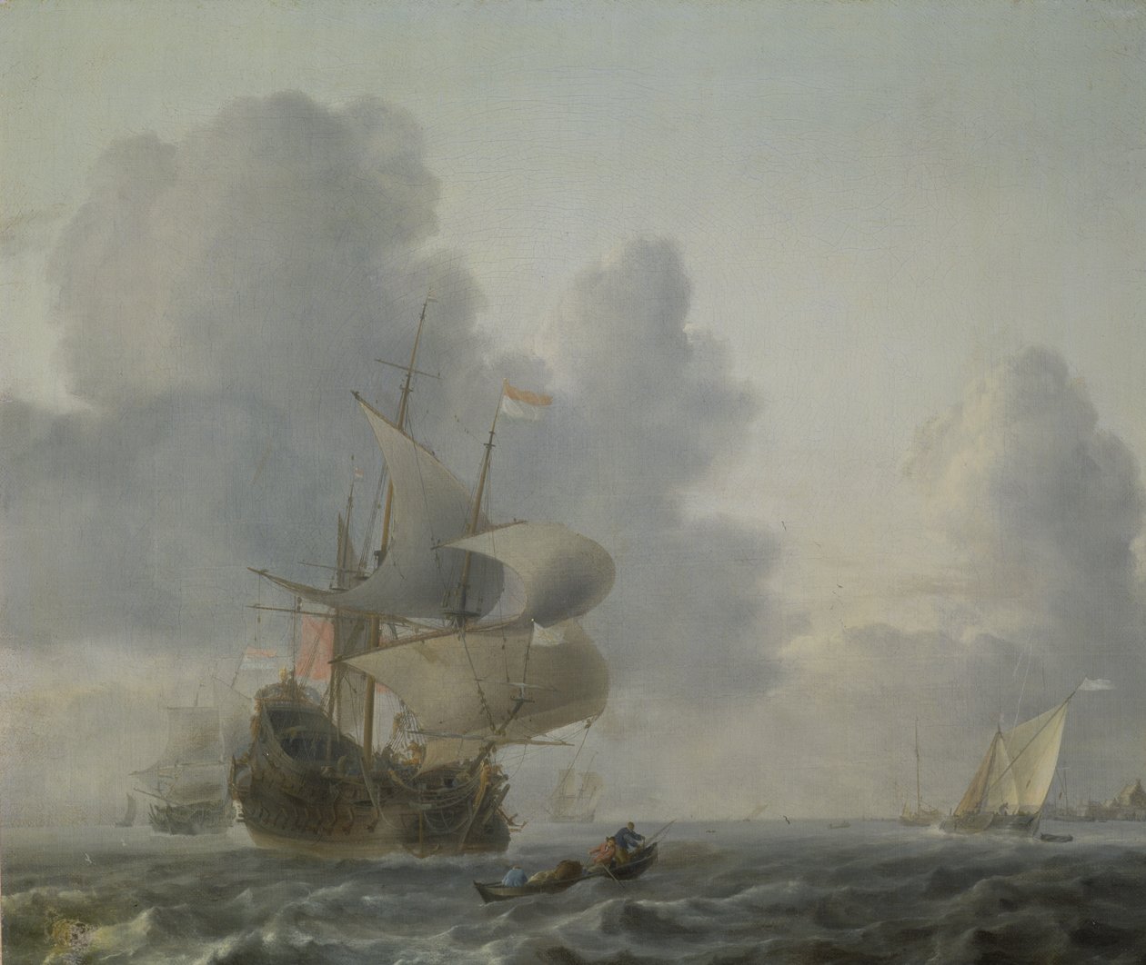 Stormy Sea, 1690 by Ludolf Backhuysen