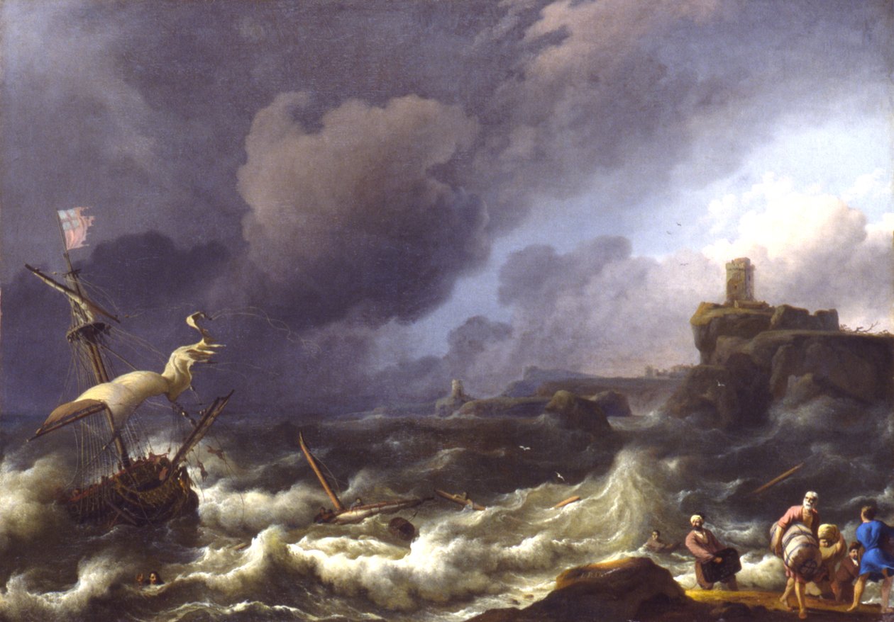 The Storm by Ludolf Backhuysen
