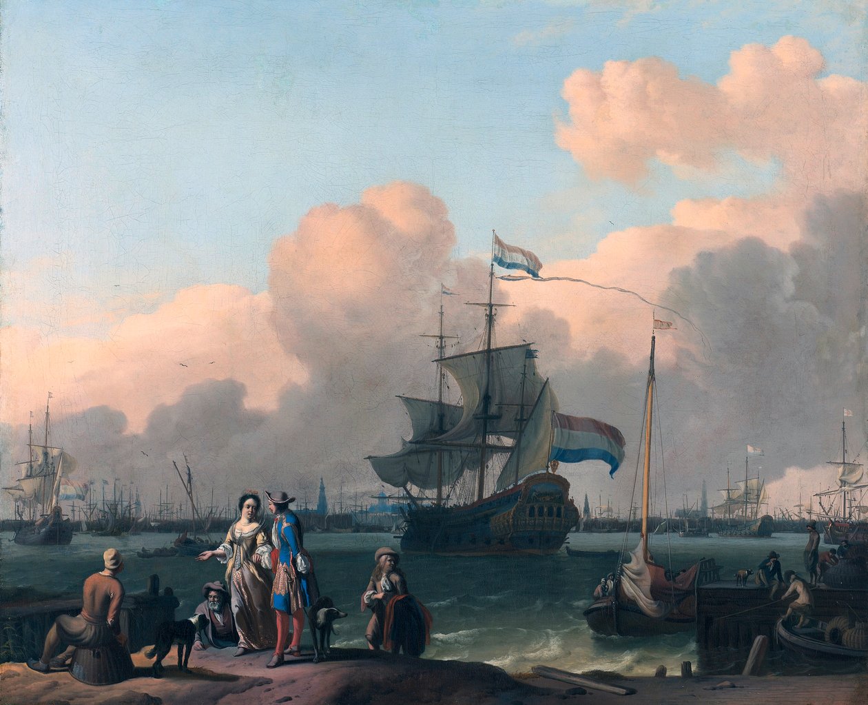 The Y at Amsterdam, with the Frigate 