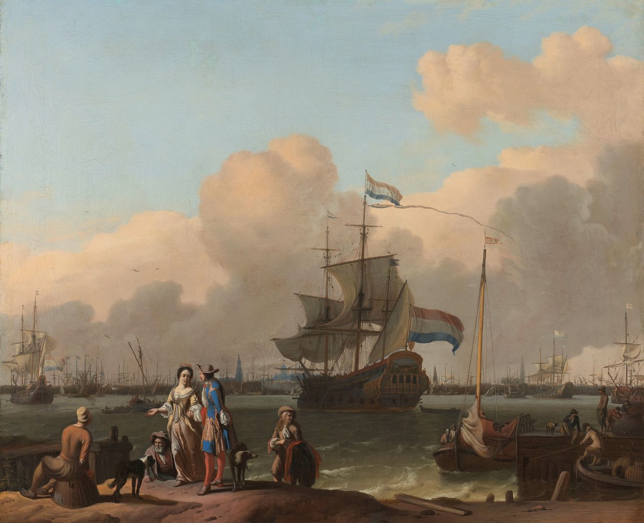 The Y at Amsterdam, with the Frigate 