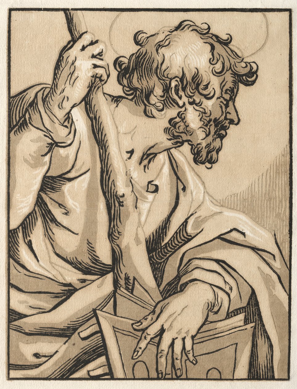 Christ and the Apostles: St. Judas Thaddeus (with the Club) by Ludolph Büsinck