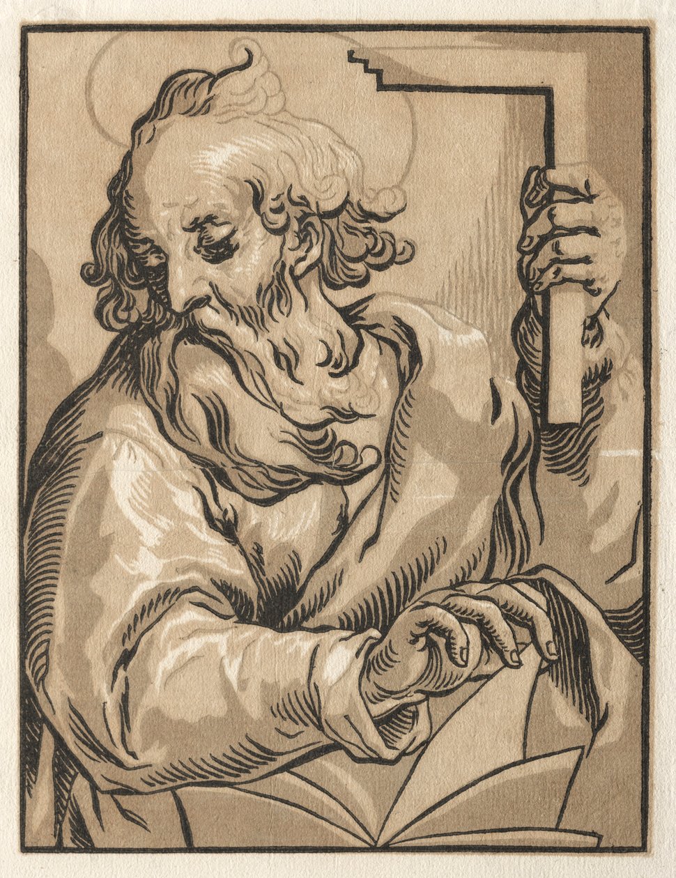 Christ and the Apostles: St. Thomas with the Square by Ludolph Büsinck