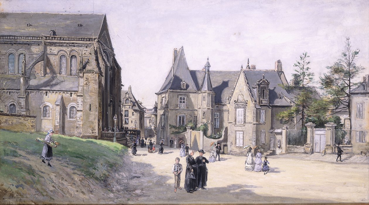 The Little Village Square by Ludovic Piette