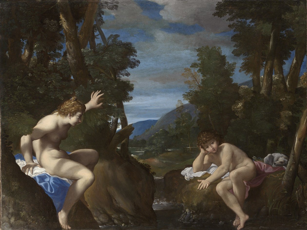 Salmacis and Hermaphroditus by Ludovico Carracci