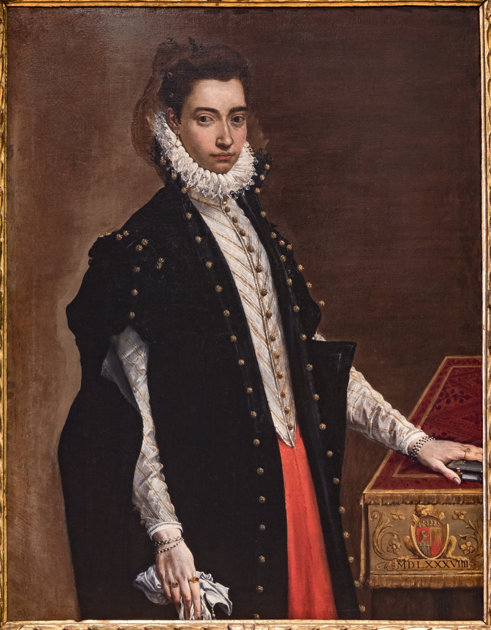 Fontanellato, Labirinto della Masone, Franco Maria Ricci Art Collection: Portrait of Lucrezia Bentivoglio Leoni by Ludovico Carracci