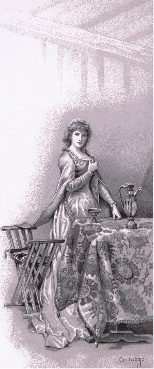 Lady Capulet: Go waken Juliet, go and trim her up (illustration from Romeo and Juliet) by Ludovico Marchetti