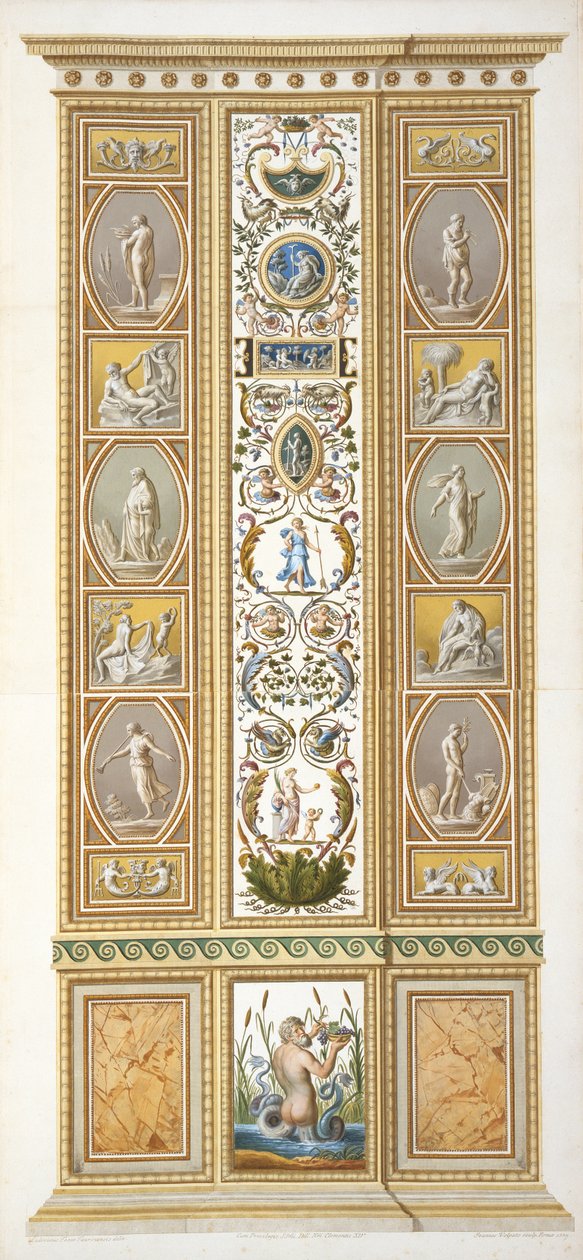Panel from the Raphael Loggia at the Vatican, from 