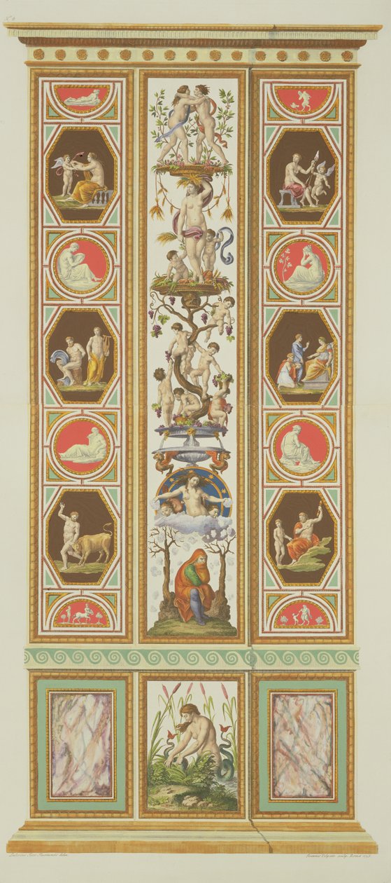 Panel from the Raphael Loggia at the Vatican, from 
