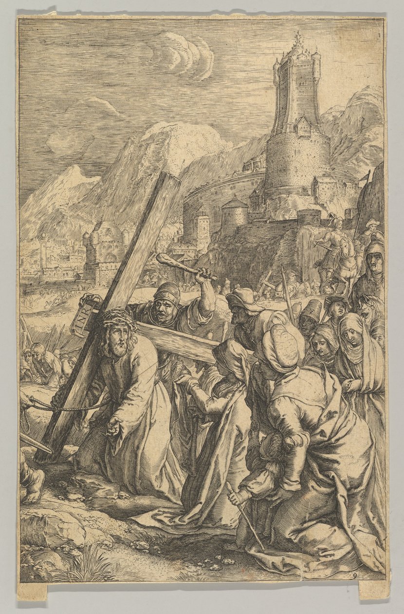 Christ Carrying the Cross, from The Passion of Christ by Ludovicus Siceram