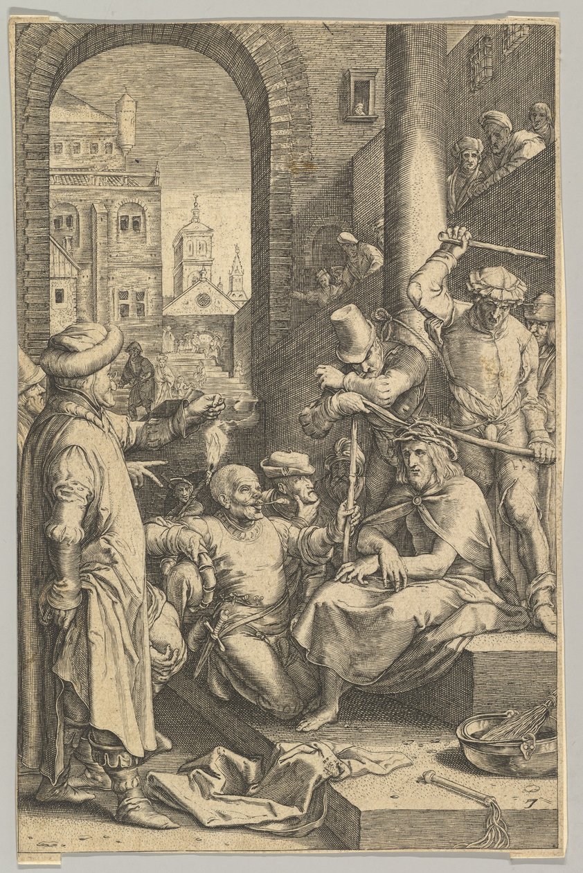 The Crowning with Thorns, from The Passion of Christ by Ludovicus Siceram