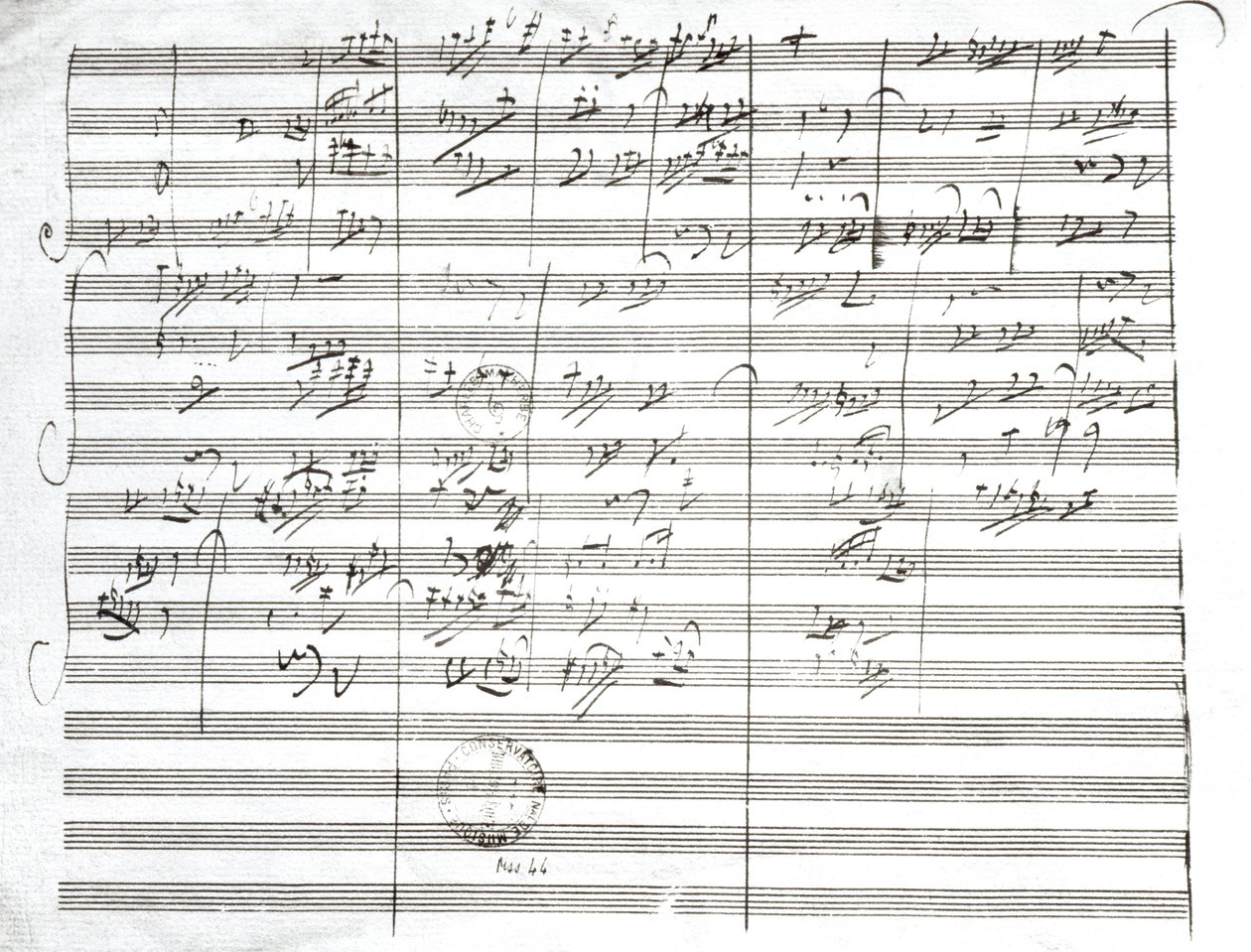Score for the 3rd Movement of the 5th Symphony by Ludwig van Beethoven