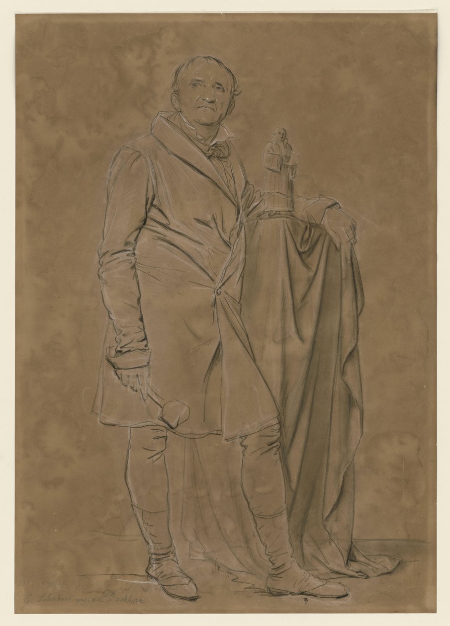 The Sculptor Gottfried Schadow by Ludwig Buchhorn