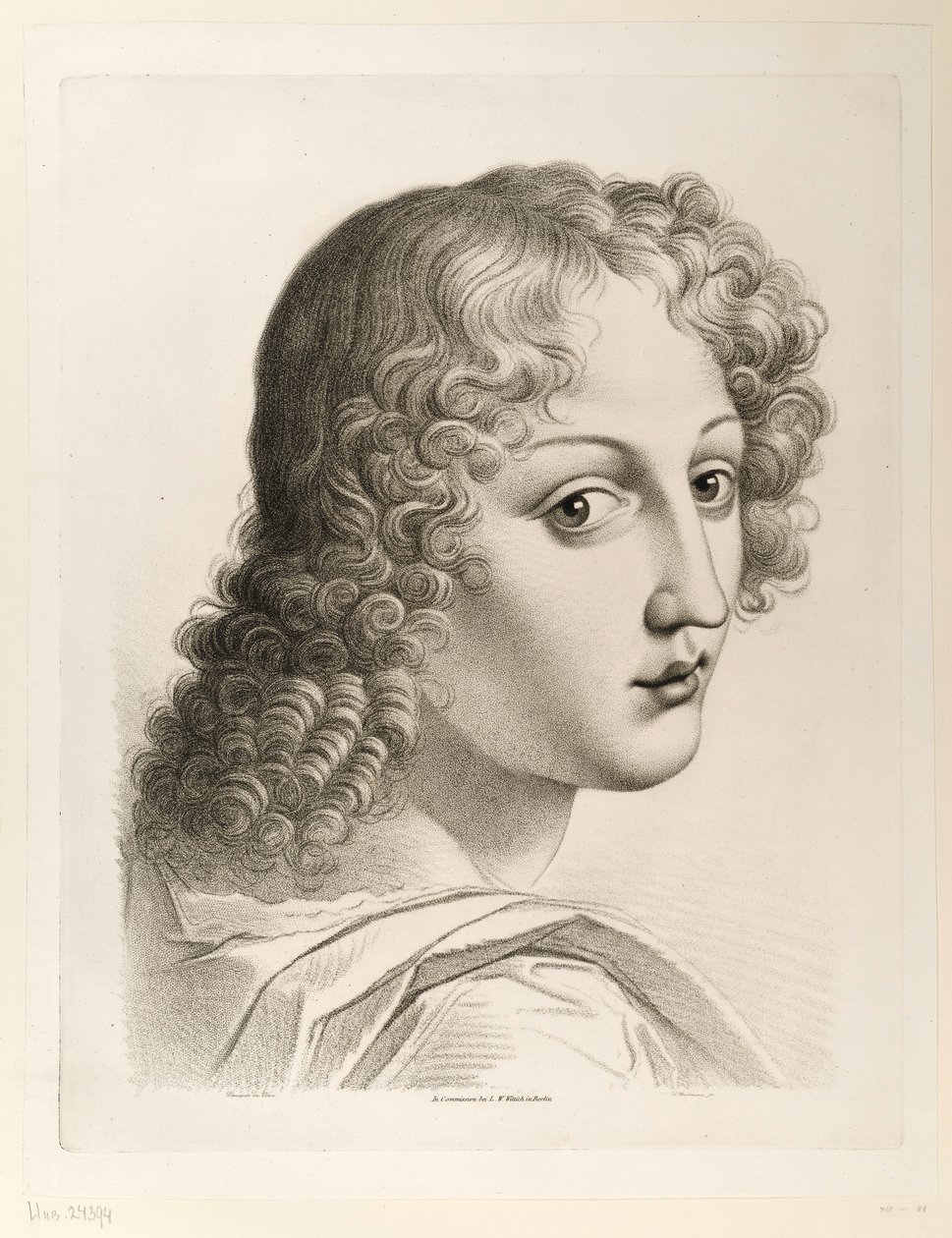 Head of an Angel by Ludwig Buchhorn