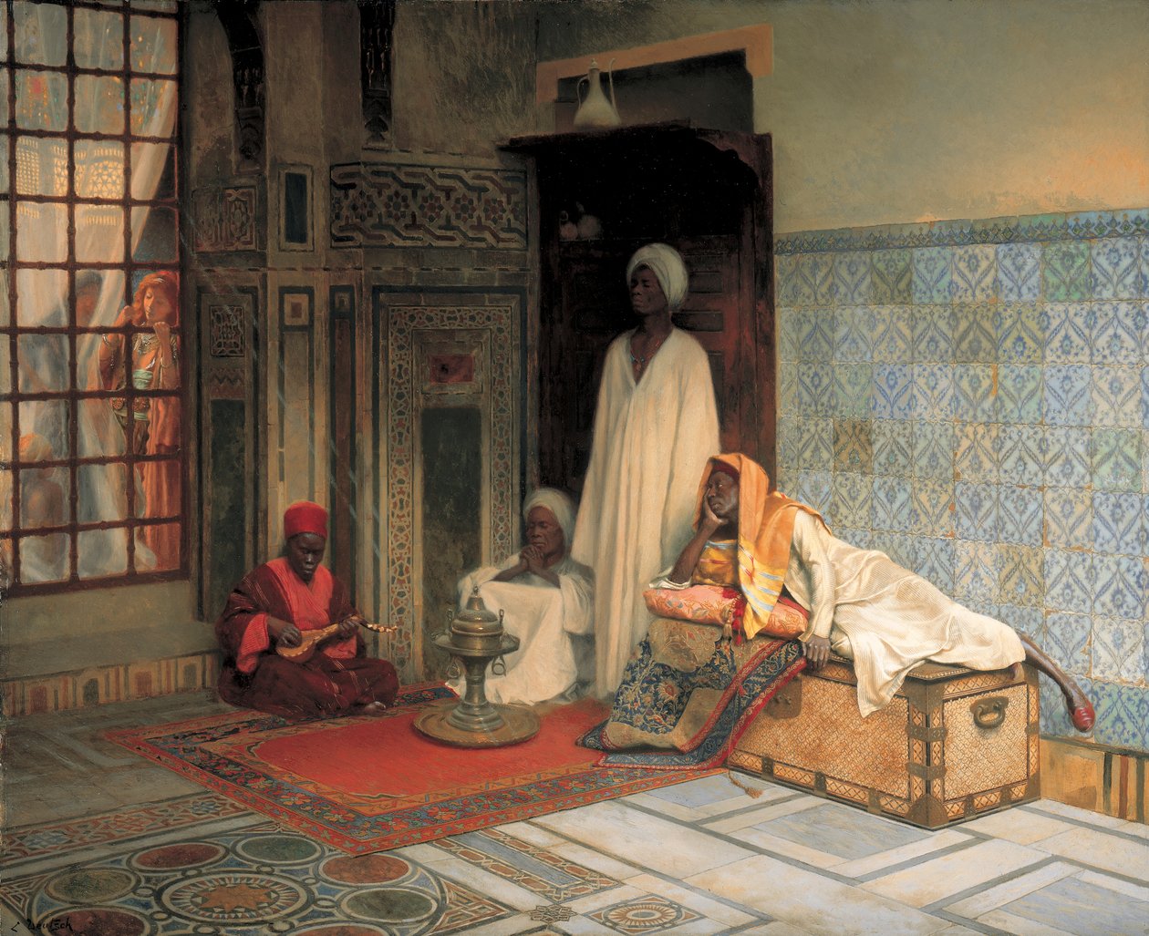The Guards of the Harem by Ludwig Deutsch