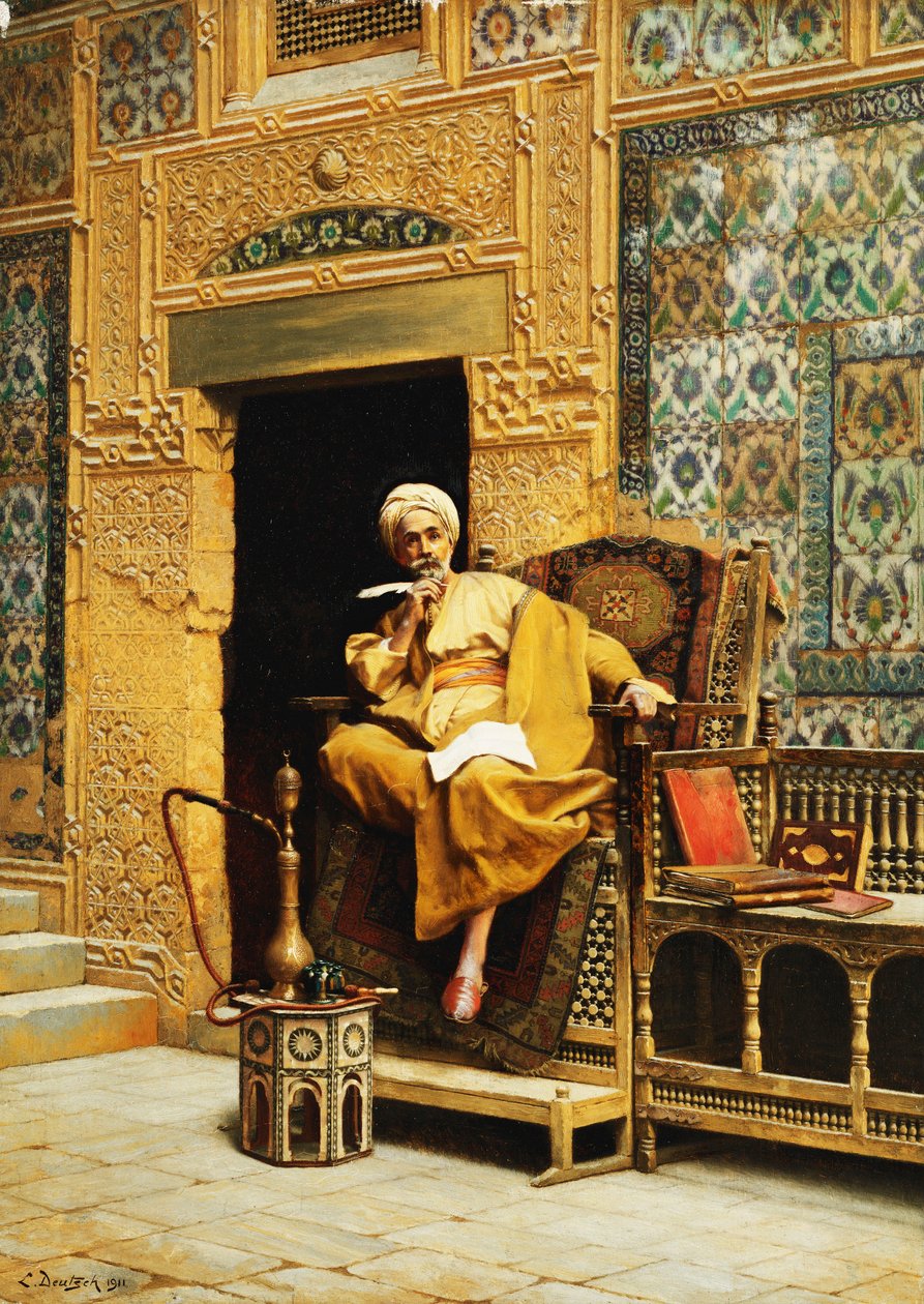 The Scribe by Ludwig Deutsch