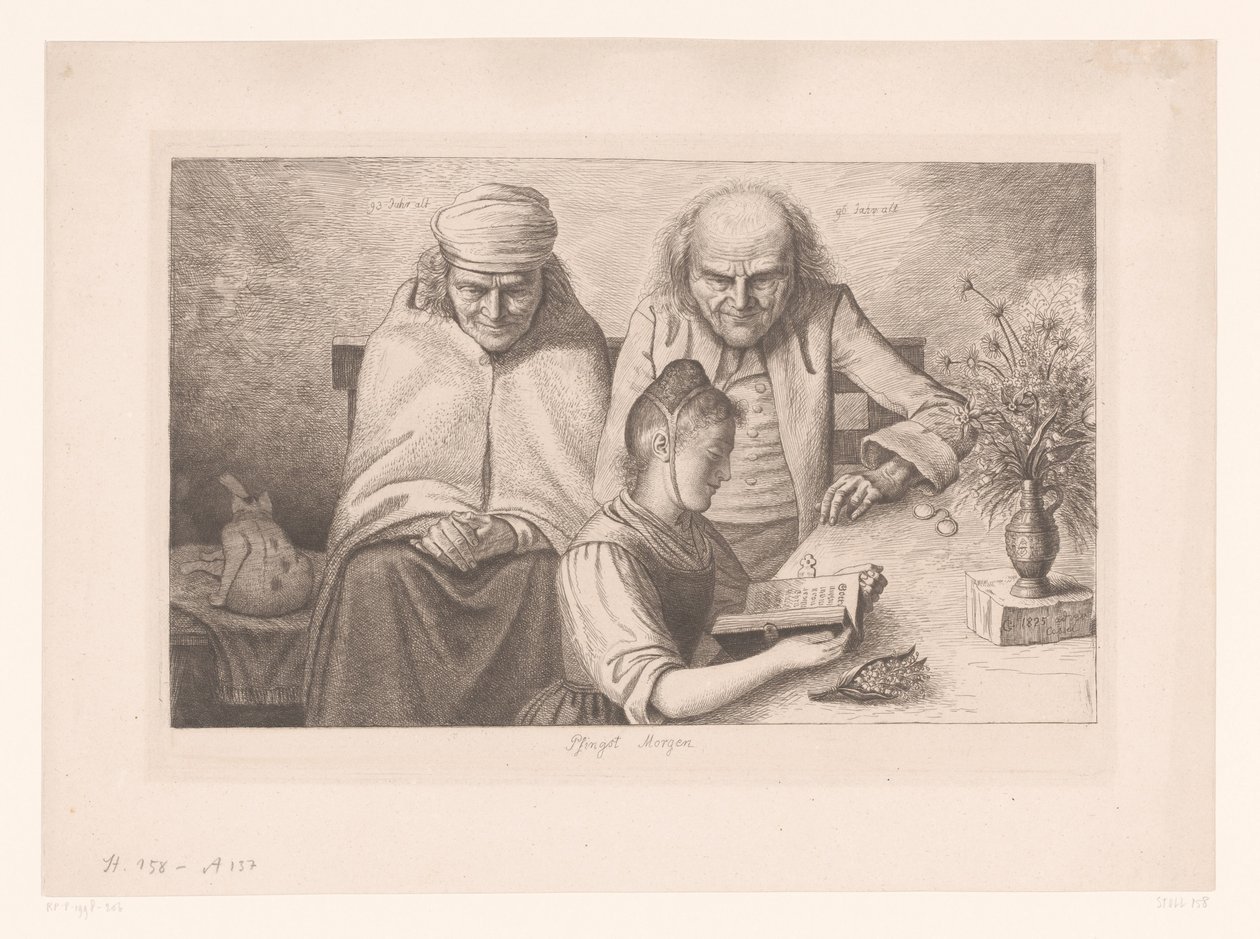 Pentecost Morning by Ludwig Emil Grimm