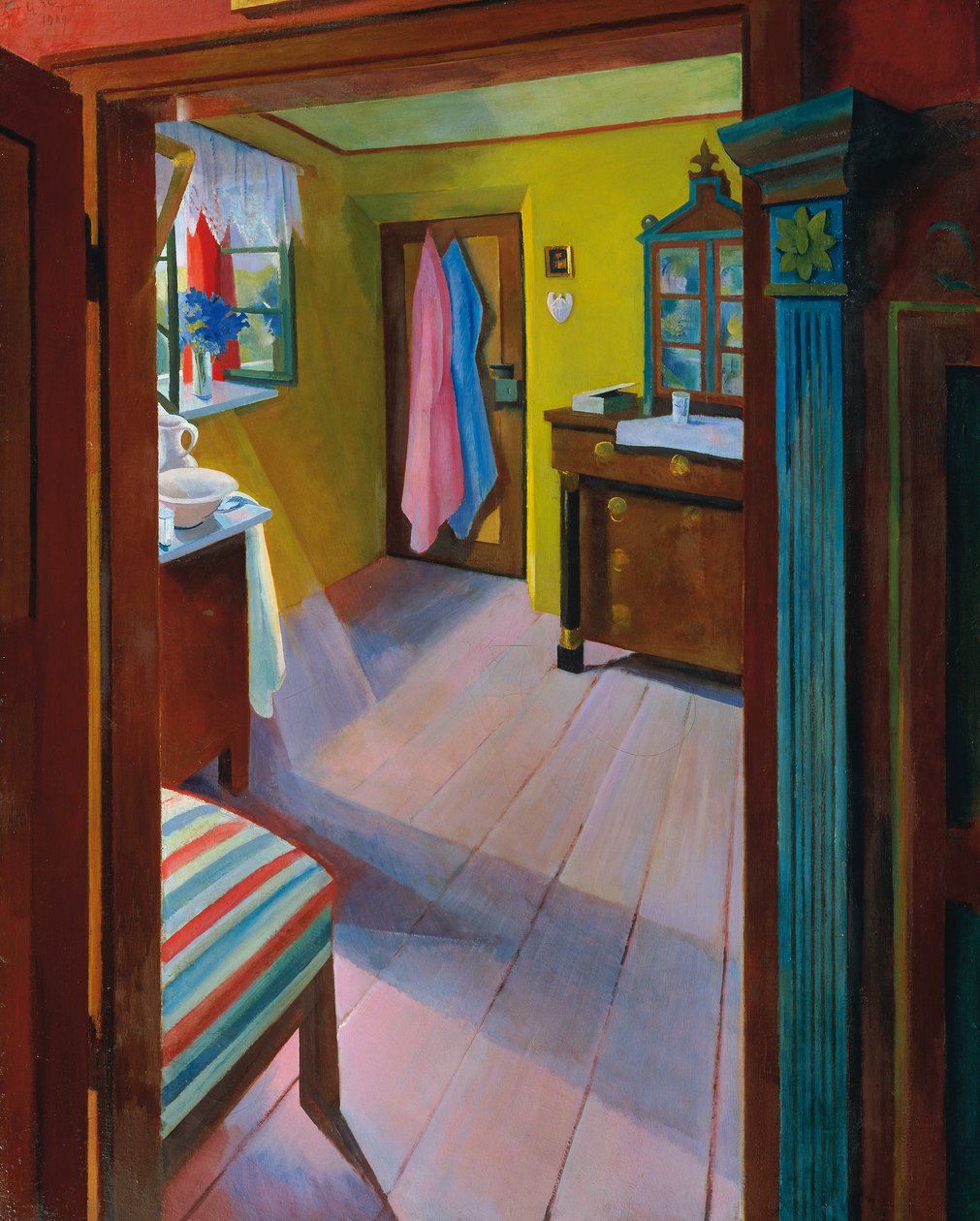 Rural Interior by Ludwig Ferdinand Graf