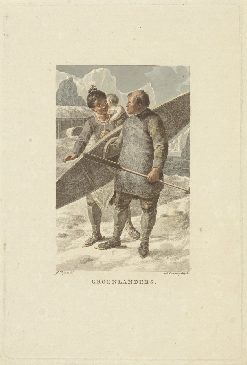 Inhabitants of Greenland by Ludwig Gottlieb Portman