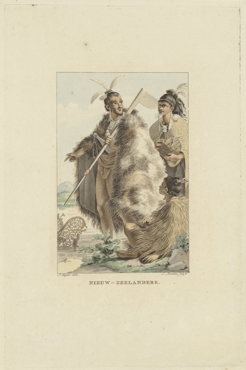 Inhabitants of New Zealand by Ludwig Gottlieb Portman